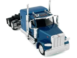 Peterbilt 589 Truck with 72 Inch Sleeper Blue Metallic 1/87 (HO) Plastic Model Car by HO Logistics