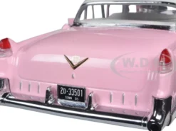 1955 Pink Cadillac Fleetwood Series 60 Special Elvis Presley 1/18 Diecast Model Car Greenlight 12950