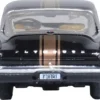 1965 Plymouth Barracuda Black with Gold Stripes 1/87 (HO) Scale Diecast Model Car by Oxford Diecast