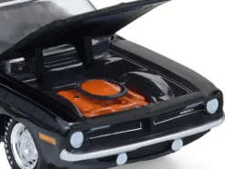 1970 Plymouth 'Cuda AAR Black with Gray Stripes 