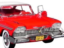 1958 Plymouth Fury Red with White Top and Red Interior 