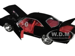 1970 Plymouth Road Runner 440 Black with Red Interior Bigtime Muscle Series 1/24 Diecast Model Car Jada 99581