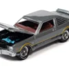 1976 Plymouth Volare Road Runner Silver Cloud Metallic with Stripes OK Used Cars Series Limited Edition 18056 pieces Worldwide 1/64 Diecast Model Car Johnny Lightning JLMC028-JLSP197B