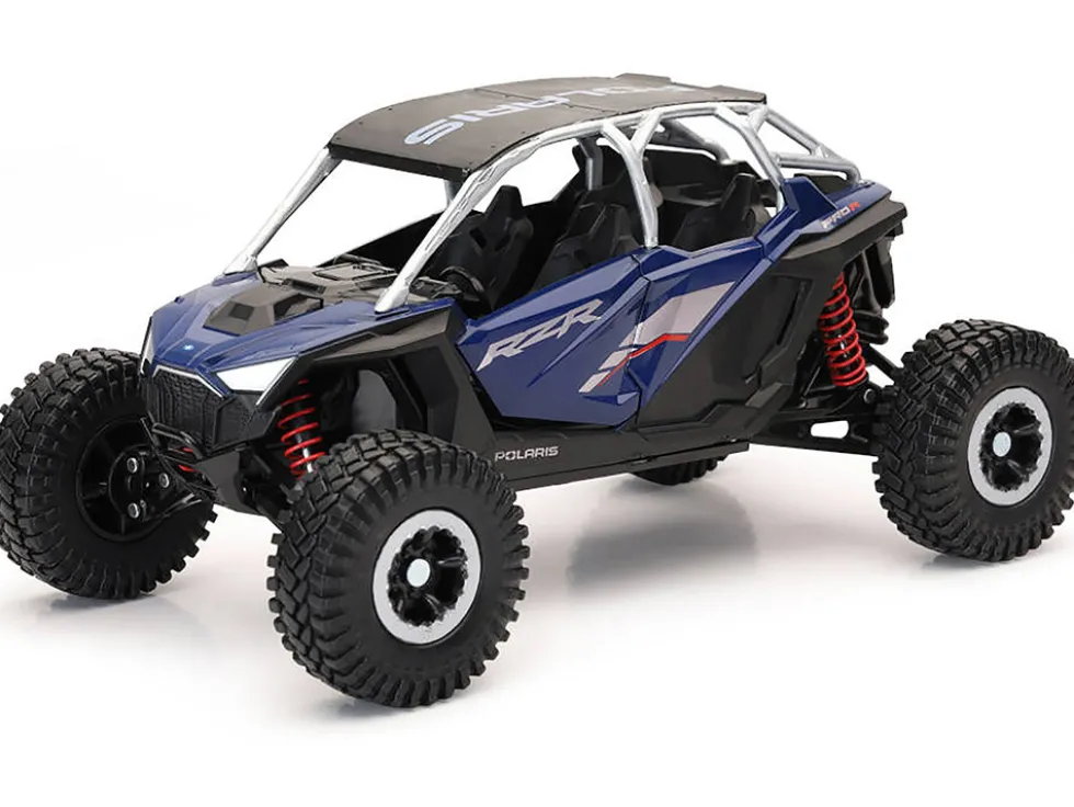 Polaris RZR Pro R UTV Blue with Black Top "Xtreme Off-Road" Series 1/18 Diecast Model by New Ray