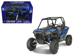 Polaris RZR XP 1000 Dune Buggy Woodoo Blue 1/18 Model New Ray 57593 B