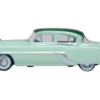 1954 Pontiac Chieftain 4 Door Shannon Green with Brookmere Green Top 1/87 (HO) Scale Diecast Model Car by Oxford Diecast