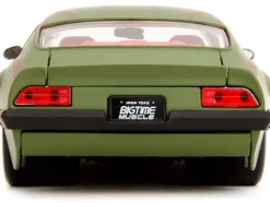 1972 Pontiac Firebird #9 Green Camouflage Flames with Graphics and Red Interior 