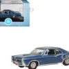 1966 Pontiac GTO Fontaine Blue Metallic 1/87 HO Scale Diecast Model Car Oxford Diecast 87PG66001