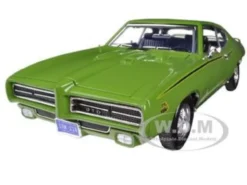 1969 Pontiac GTO Judge Green 1/18 Diecast Car Model Motormax 73133