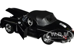Porsche 356A Speedster Soft Top Black NEX Models Series 1/24 Diecast Model Car Welly 24106H-W-BK