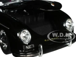 Porsche 356A Speedster Soft Top Black NEX Models Series 1/24 Diecast Model Car Welly 24106H-W-BK