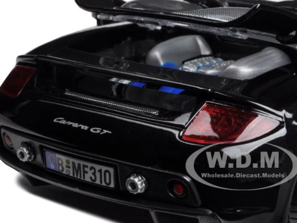 Porsche Carrera GT Black 1/24 Diecast Car Model Motormax 73305