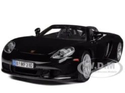 Porsche Carrera GT Black 1/24 Diecast Car Model Motormax 73305