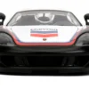Porsche Carrera GT Convertible #04 "Chevron" White with Graphics "Hyper-Spec" Series 1/24 Diecast Model Car by Jada