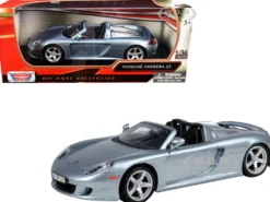 Porsche Carrera GT Gray 1/24 Diecast Model Car Motormax 73305