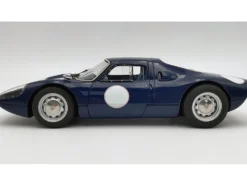 Porsche 904 Carrera GTS Dark Blue with White Stripe "Bonhams Scottsdale Auction 2017" Limited Edition to 1000 pieces Worldwide 1/18 Diecast Model Car by CMC