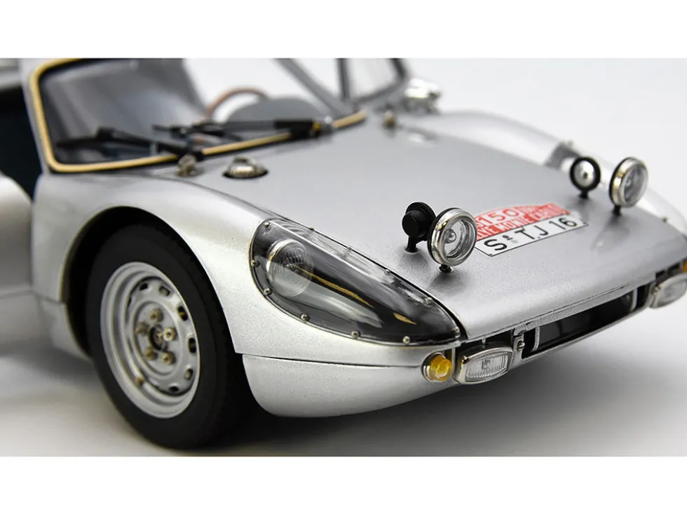 Porsche 904 Carrera GTS #150 Eugen Bohringer - Rolf Wutherich 2nd Place "Rallye Monte Carlo" (1965) Limited Edition to 1500 pieces Worldwide 1/18 Diecast Model Car by CMC