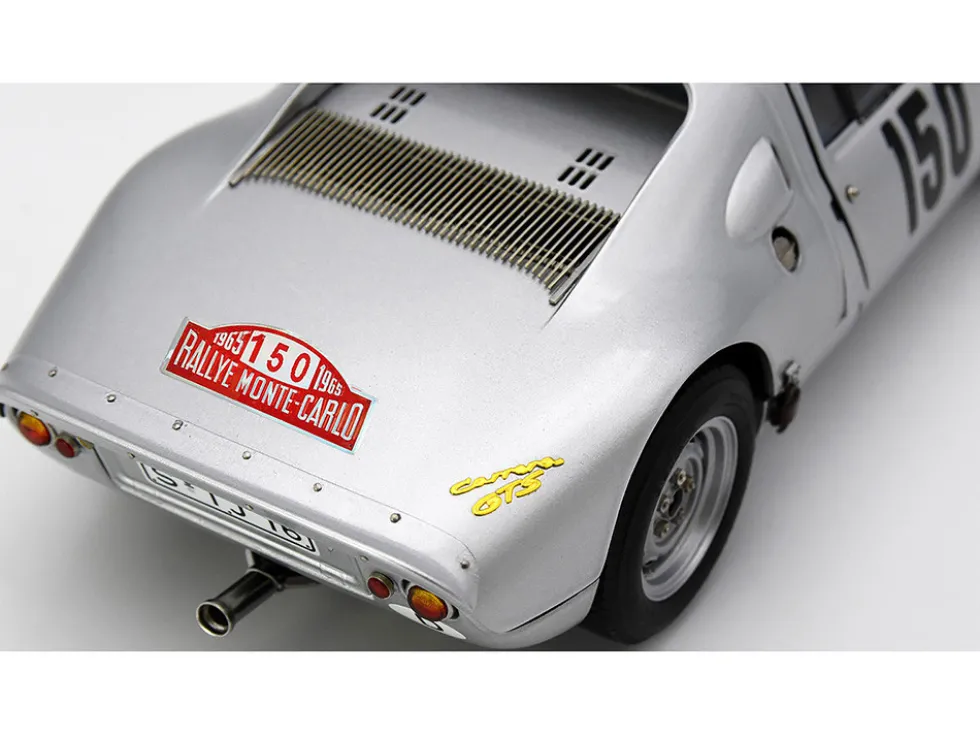 Porsche 904 Carrera GTS #150 Eugen Bohringer - Rolf Wutherich 2nd Place "Rallye Monte Carlo" (1965) Limited Edition to 1500 pieces Worldwide 1/18 Diecast Model Car by CMC