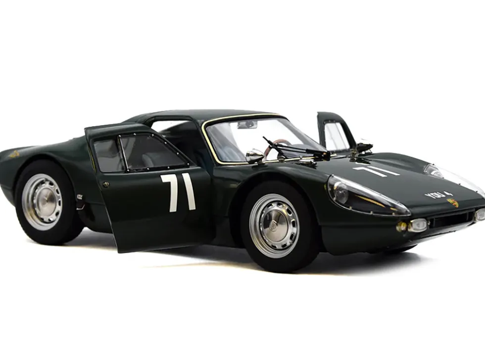 Porsche 904 Carrera GTS #71 Irish Green "Goodwood Revival TT Race" (2018) Limited Edition to 1500 pieces Worldwide 1/18 Diecast Model Car by CMC