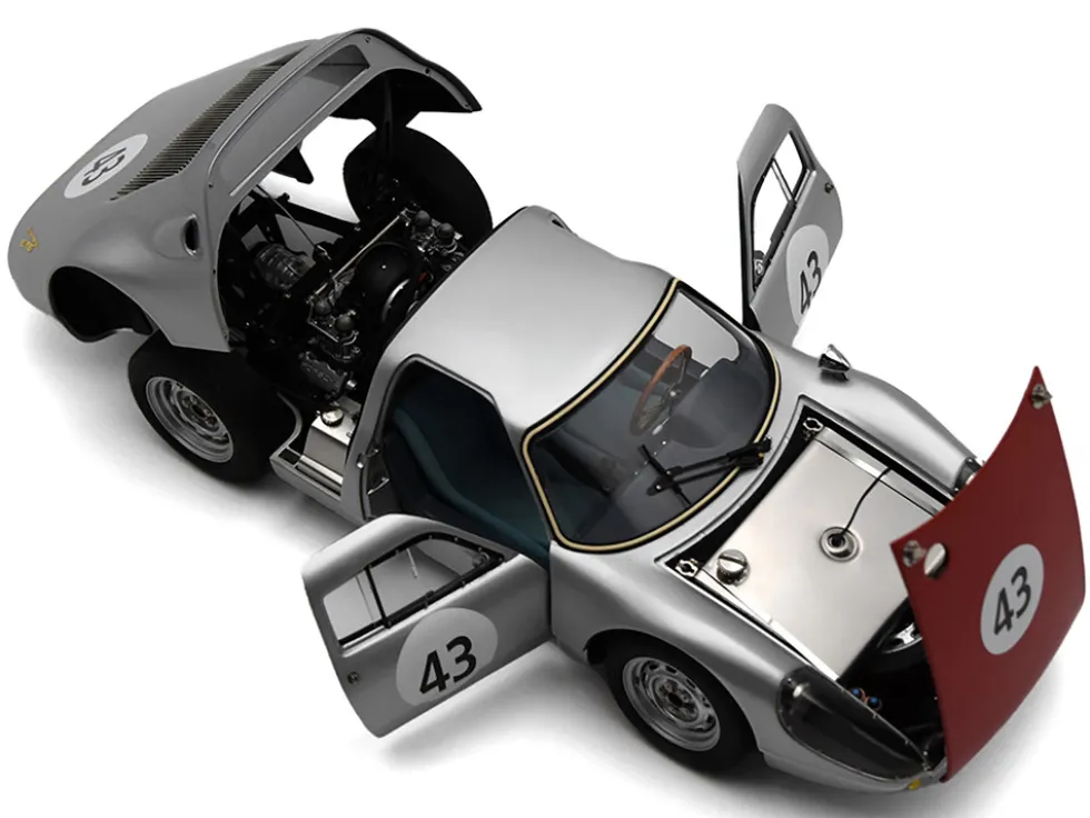 Porsche 904 Carrera GTS #43 Leon Dernier "500 km Spa" (1965) Limited Edition to 1500 pieces Worldwide 1/18 Diecast Model Car by CMC