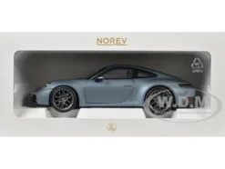 2024 Porsche 911 Carrera Polar Silver Metallic 1/18 Diecast Model Car by Norev