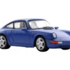1992 Porsche 911 Carrera RS 3.6 Blue 1/64 Model Car by Spark