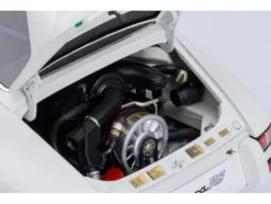 Porsche 911 Carrera 2.7 RS Grand Prix White with Green Stripes and Wheels 1/18 Model Car by Autoart