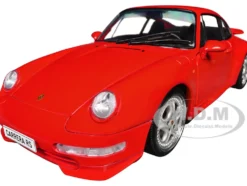 1997 Porsche 911 (993) Carrera RS Guards Red 1/18 Diecast Model Car by Solido