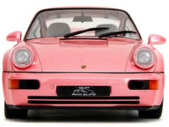 Porsche 911 Carrera RS (964) Pink Metallic with White Stripes 