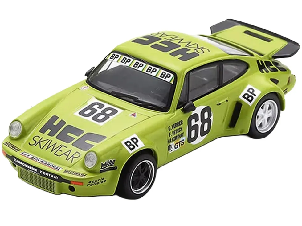 Porsche 911 Carrera RSR 3.0 #68 Guy Verrier - Florian Vetsch - Jean-Robert Corthay "24 Hours of Le Mans" (1975) 1/64 Model Car by Spark
