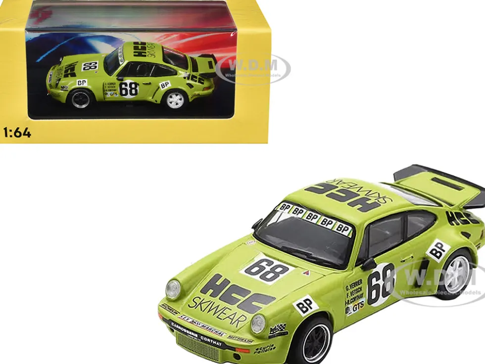 Porsche 911 Carrera RSR 3.0 #68 Guy Verrier - Florian Vetsch - Jean-Robert Corthay "24 Hours of Le Mans" (1975) 1/64 Model Car by Spark
