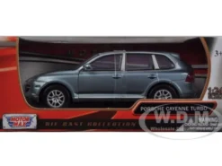 Porsche Cayenne Turbo Grey 1/24 Diecast Car Model Motormax 73345