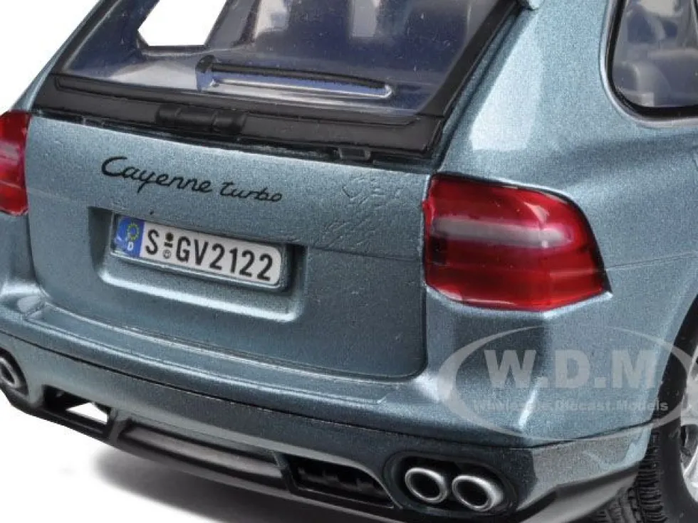 Porsche Cayenne Turbo Grey 1/24 Diecast Car Model Motormax 73345
