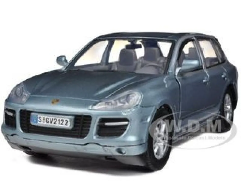Porsche Cayenne Turbo Grey 1/24 Diecast Car Model Motormax 73345