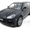 2008 Porsche Cayenne Turbo Metallic Black 1/18 Diecast Model Car Motormax 73179