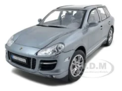 2008 Porsche Cayenne Turbo Silver 1/18 Diecast Model Car Motormax 73179