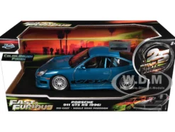 Porsche 911 GT3 RS (996) Blue Color Brush Finish 