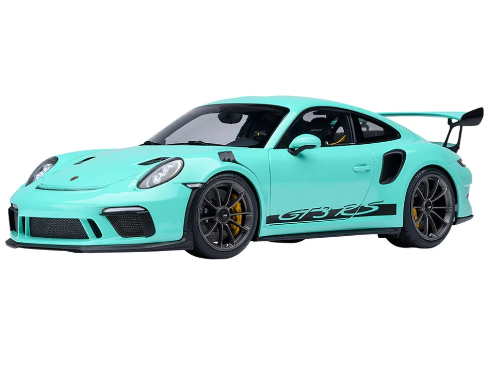 Porsche 911 (991.2) GT3 RS Mint Green 1/18 Model Car by Autoart