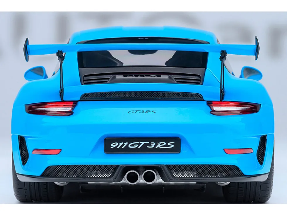 Porsche 911 (991.2) GT3 RS Riviera Blue 1/18 Model Car by Autoart