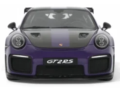 2021 Porsche 911 (991.2) GT2 RS Ultraviolet Metallic with Carbon Stripes 1/18 Model Car by GT Spirit