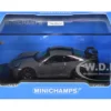 2025 Porsche 911 (992.2) GT3 Weissach Package Gray with Carbon Stripe Limited Edition to 240 pieces Worldwide 1/64 Diecast Model Car by Minichamps