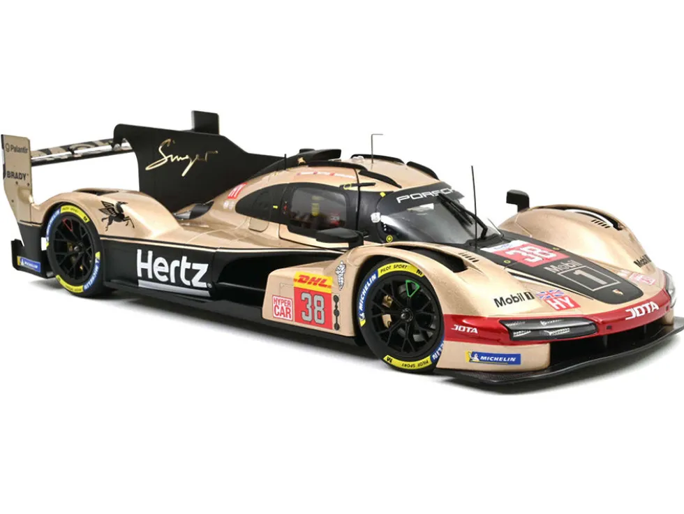 Porsche 963 #38 Jenson Button - Phil Hanson - Oliver Rasmussen "Hertz Team Jota" "Lone Star Le Mans" (2024) 1/18 Diecast Model Car by Norev