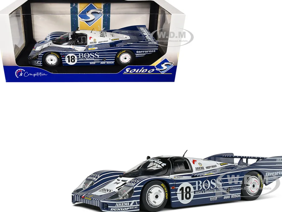 Porsche 956LH #18 Jurgen Lassig - Axel Plankenhorn - Desire Wilson "24 Hours of Le Mans" (1983) "Competition" Series 1/18 Diecast Model Car by Solido