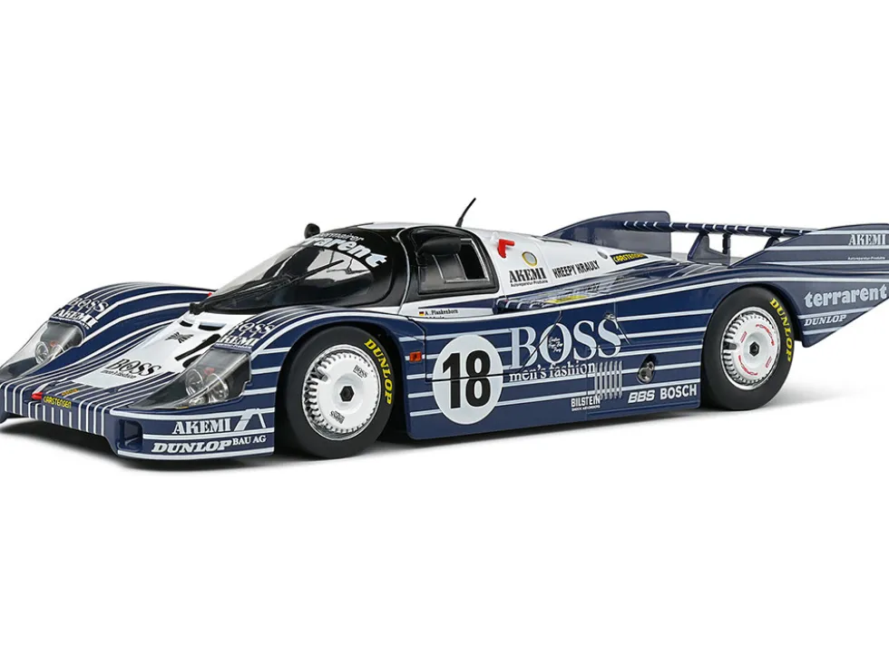 Porsche 956LH #18 Jurgen Lassig - Axel Plankenhorn - Desire Wilson "24 Hours of Le Mans" (1983) "Competition" Series 1/18 Diecast Model Car by Solido