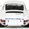 1973 Porsche 911 RSR Carrera White with Blue Stripes 1/18 Diecast Model Car by Solido