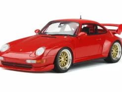 1996 Porsche 911 993 3.8 RSR Guards Red Gold Wheels 1/18 Model Car GT Spirit GT366