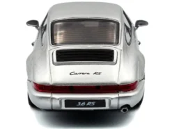 1994 Porsche 911 (964) RS Silver Metallic with Black Stripes 1/43 Diecast Model Car by Solido