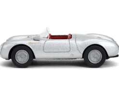 1955 Porsche 550 Spyder Silver Metallic with Red Interior