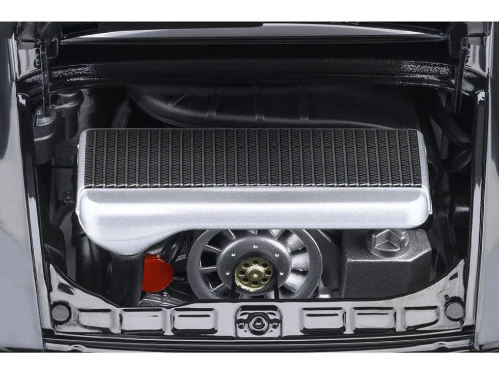 Porsche 911 (930) Turbo "Blackbird" Black "Wangan Midnight - Comic #1 Version" Manga 1/18 Model Car by Autoart