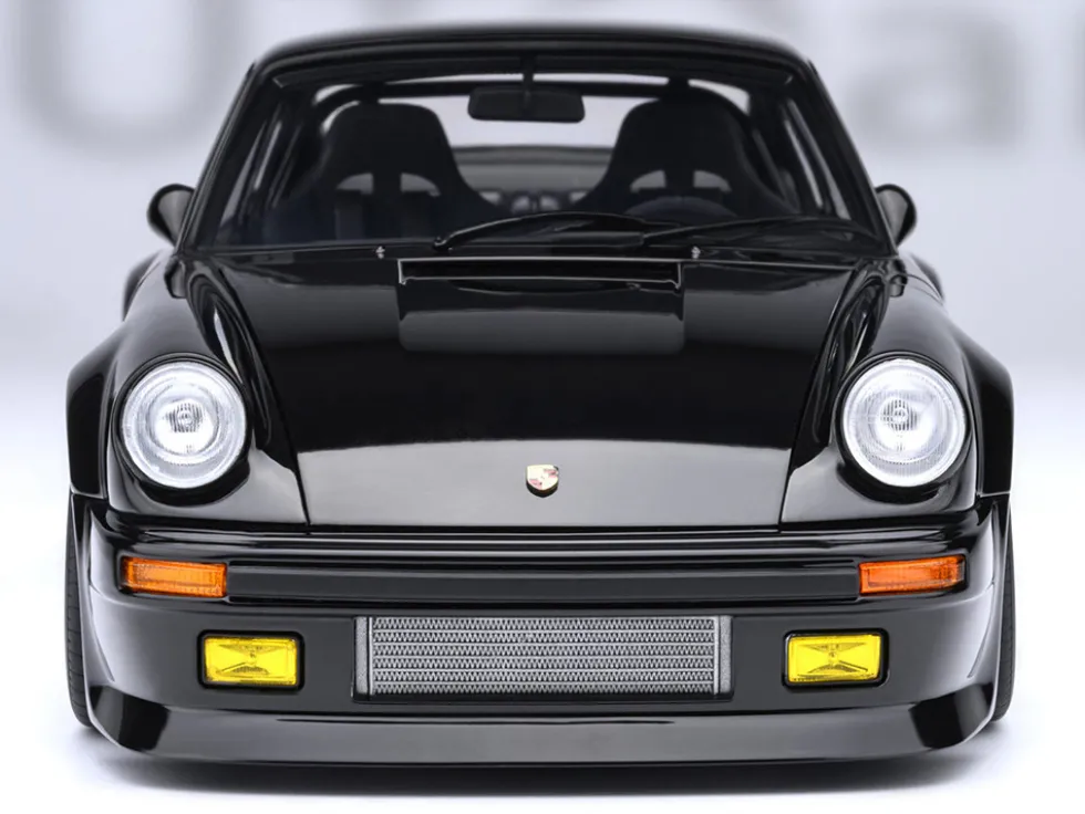 Porsche 911 (930) Turbo "Blackbird" Black "Wangan Midnight - Comic #1 Version" Manga 1/18 Model Car by Autoart